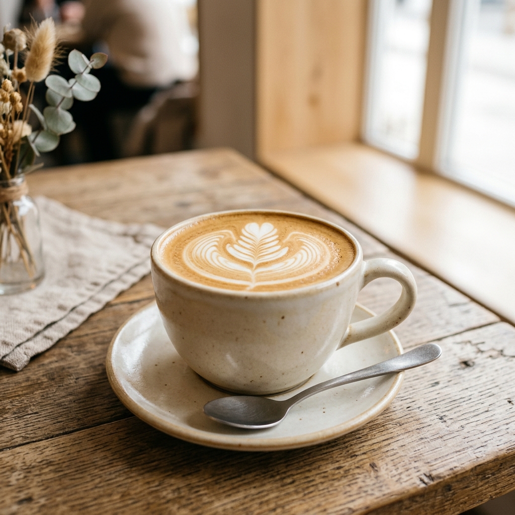 Exquisite Latte Art Coffee
